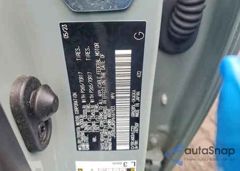 2023 Toyota 4Runner Se из США, поврежденный, VIN JTERU5JR5P6161923